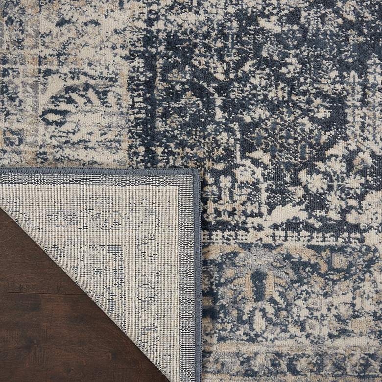 Image 4 Nourison Home Malta 5'3" x 7'7" Navy/Ivory Indoor Rug more views