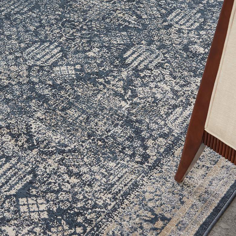 Image 5 Nourison Home Malta 5'3" x 7'7" Navy/Ivory Indoor Rug more views