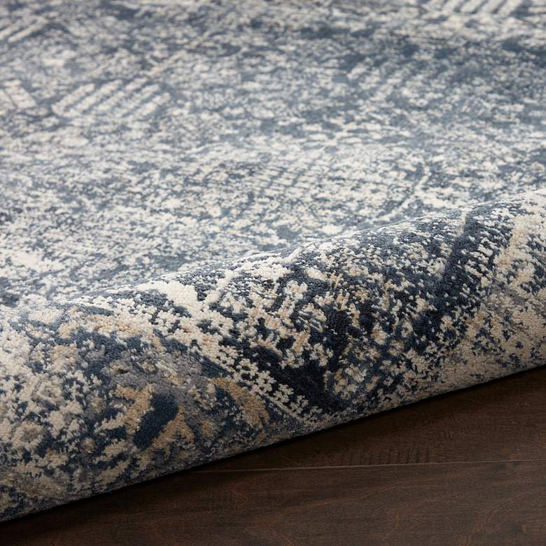 Image 6 Nourison Home Malta 5'3" x 7'7" Navy/Ivory Indoor Rug more views