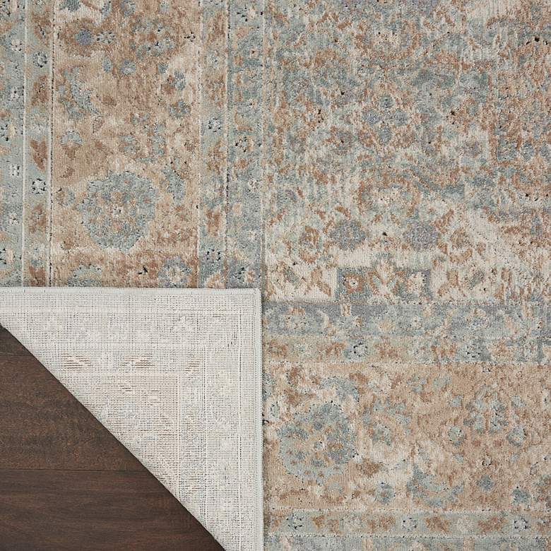 Image 4 Nourison Home Malta 5'3" x 7'7" Slate Bordered Indoor Rug more views