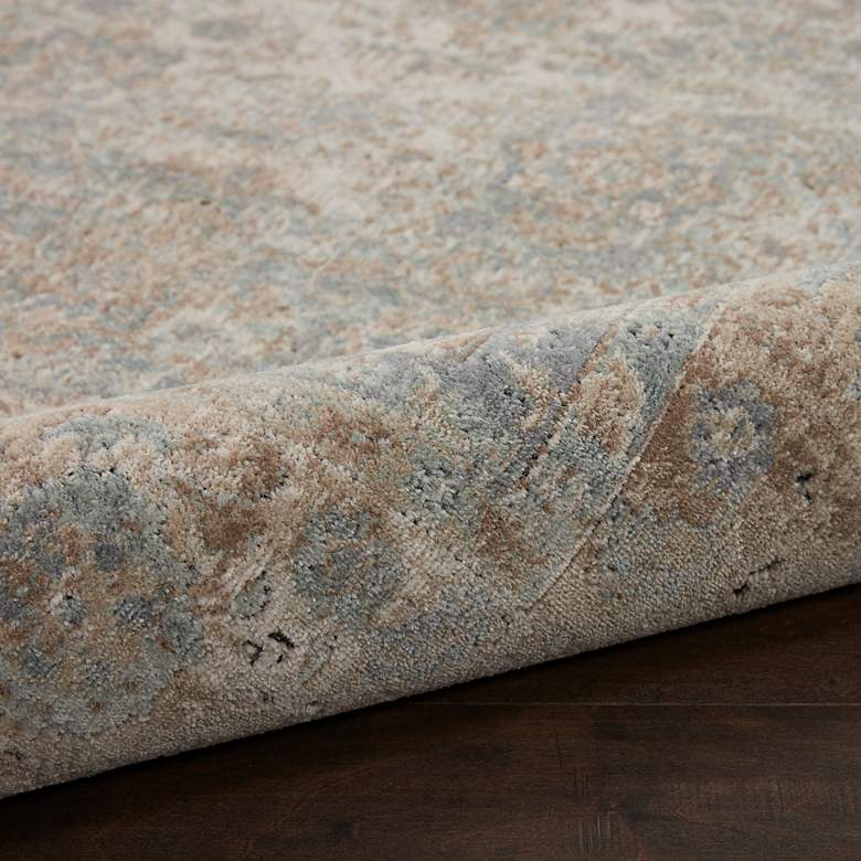 Image 6 Nourison Home Malta 5'3" x 7'7" Slate Bordered Indoor Rug more views