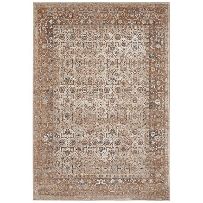 Image 2 Nourison Home Malta MAI04 5'3"x7'7" Taupe Area Rug