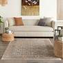 1_Nourison Home Malta MAI04 5'3"x7'7" Taupe Area Rug