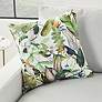 Nourison Jungle and Cubes 18" Square Outdoor Throw Pillow