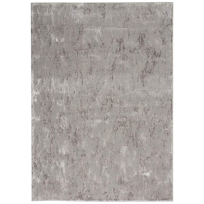 Image 2 Nourison Ki40 Royal Terrace 5'3" x 7'3" Silver Indoor Rug