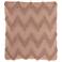 Nourison Life Styles Blush Chevron 20" Square Throw Pillow