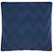 Nourison Life Styles Indigo Chevron 20" Square Throw Pillow