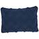 Nourison Life Styles Indigo Chevron 20" x 14" Throw Pillow