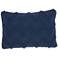 Nourison Life Styles Indigo Chevron 20" x 14" Throw Pillow