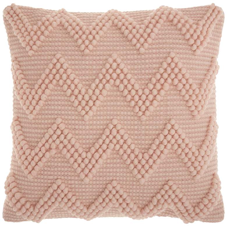 Image 2 Nourison Life Styles Rose Chevron 20 inch Square Throw Pillow