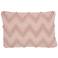 Nourison Life Styles Rose Chevron 20" x 14" Throw Pillow