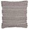 Nourison Lifestyle Light Gray 18" Square Throw Pillow