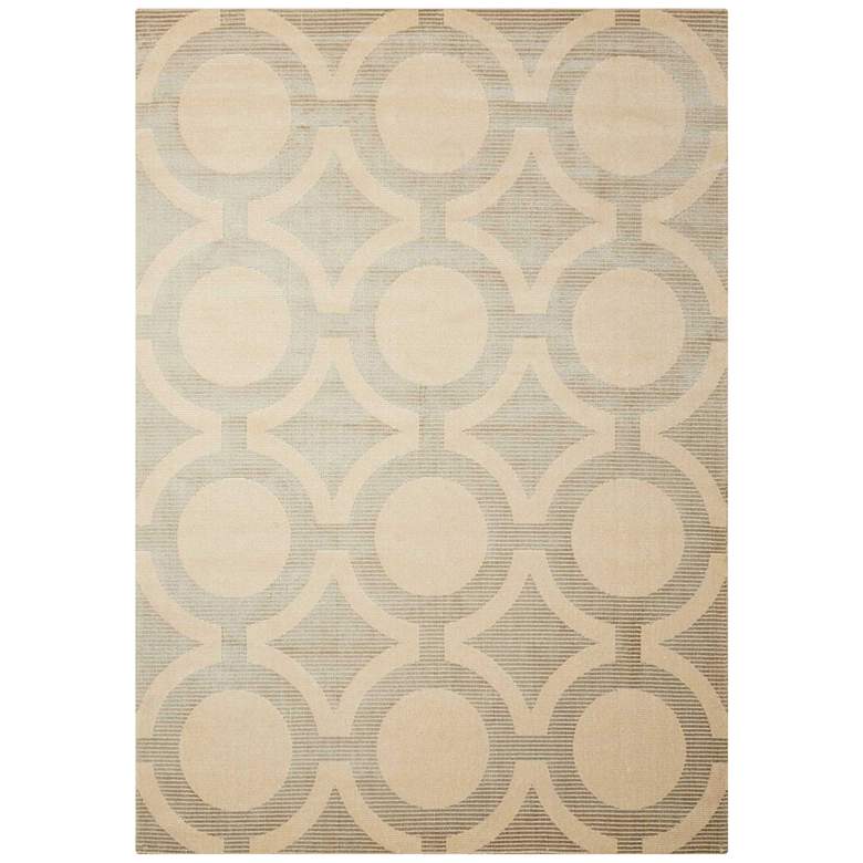 Image 2 Nourison Luminance LUM01 5'3"x7'5" Cream Gray Area Rug