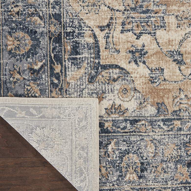 Image 4 Nourison Malta 5&#39;3 inch x 7&#39;7 inch Blue/Ivory Indoor Rug more views