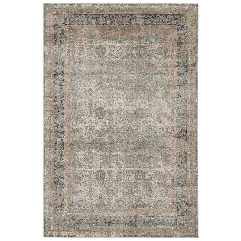 Image 2 Nourison Malta 5'3" x 7'7" Cloud Bordered Indoor Rug