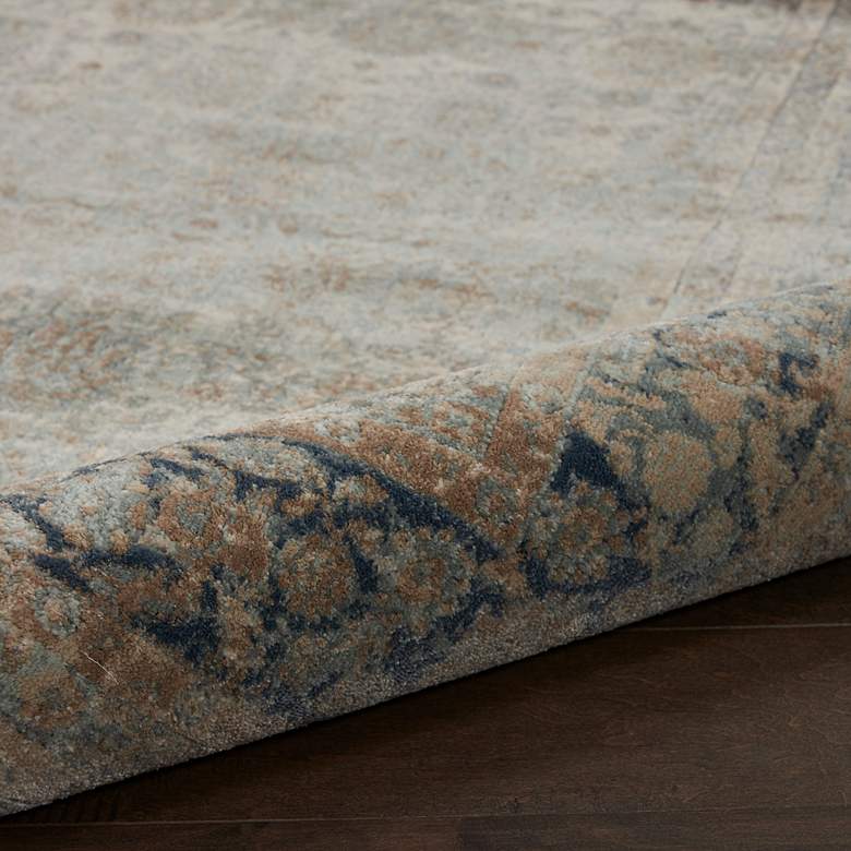 Image 6 Nourison Malta 5'3" x 7'7" Cloud Bordered Indoor Rug more views