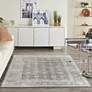 1_Nourison Malta 5'3" x 7'7" Navy Bordered Indoor Rug