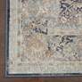 3_Nourison Malta 5'3" x 7'7" Navy Bordered Indoor Rug more views