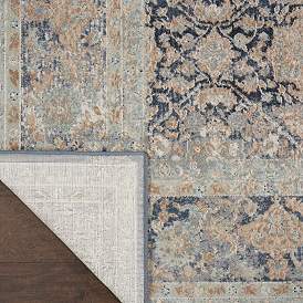 Image4 of Nourison Malta 5'3" x 7'7" Navy Bordered Indoor Rug more views