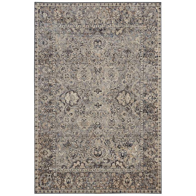 Image 2 Nourison Malta MAI03 5'3"x7'7" Slate Area Rug