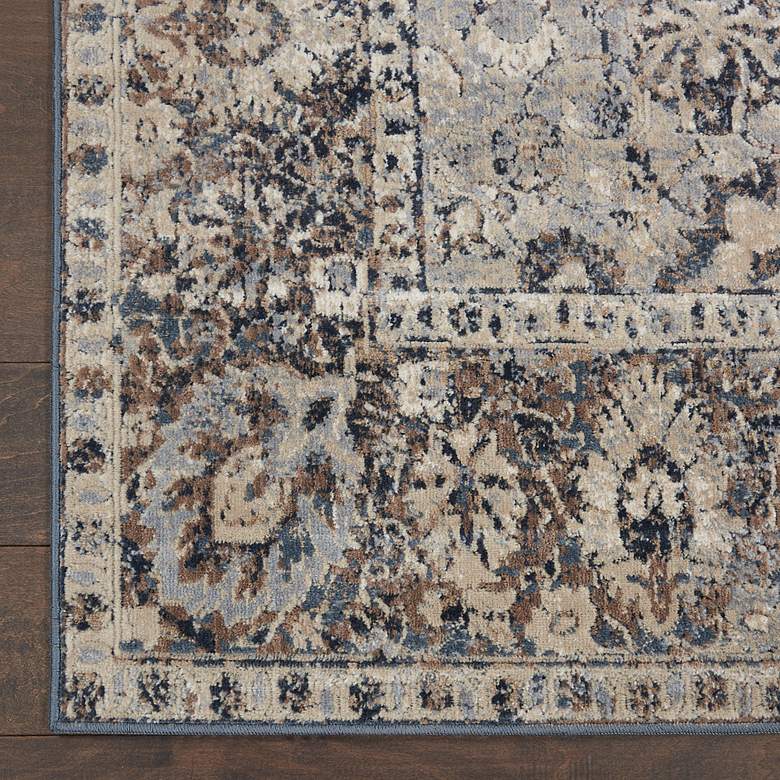 Image 3 Nourison Malta MAI03 5'3"x7'7" Slate Area Rug more views