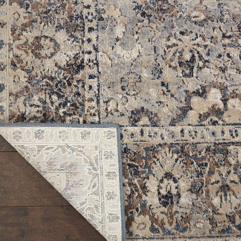 Image 4 Nourison Malta MAI03 5'3"x7'7" Slate Area Rug more views