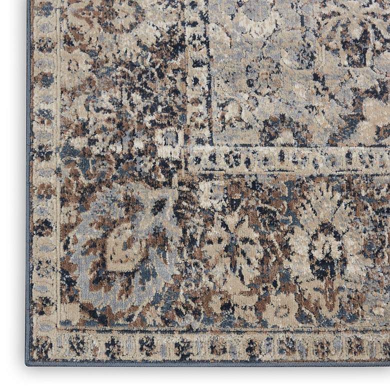 Image 5 Nourison Malta MAI03 5'3"x7'7" Slate Area Rug more views