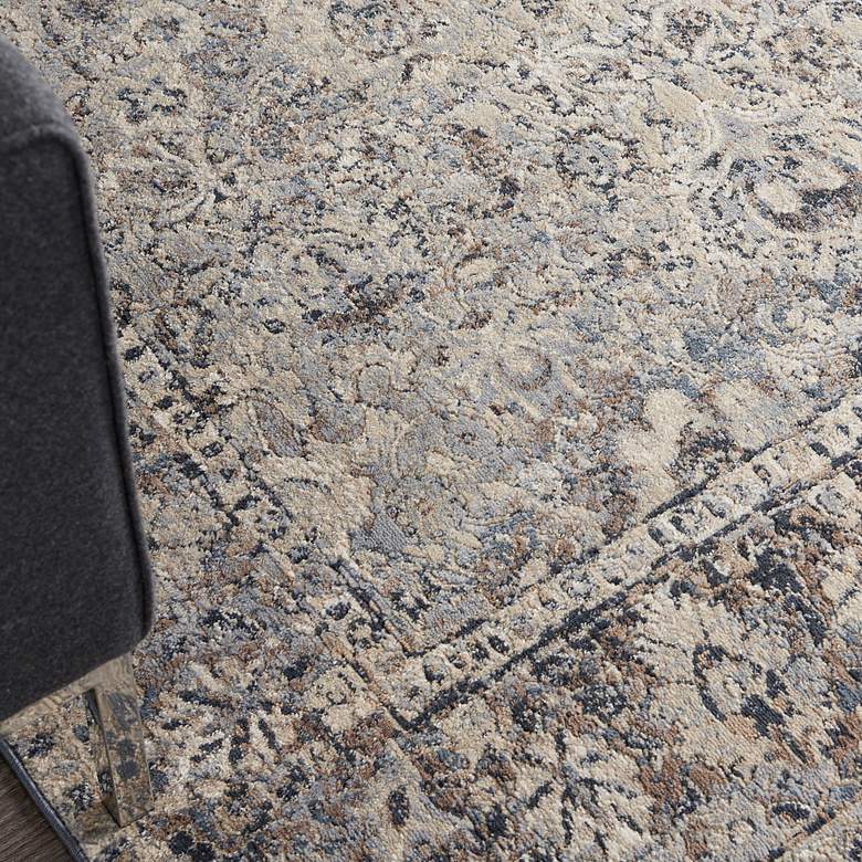 Image 6 Nourison Malta MAI03 5'3"x7'7" Slate Area Rug more views