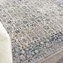 6_Nourison Malta MAI04 5'3"x7'7" Ivory and Blue Rug more views