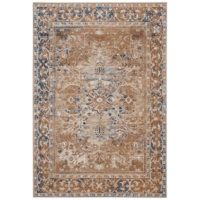 Image 2 Nourison Malta MAI05 5'3"x7'7" Taupe Area Rug