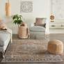 1_Nourison Malta MAI05 5'3"x7'7" Taupe Area Rug