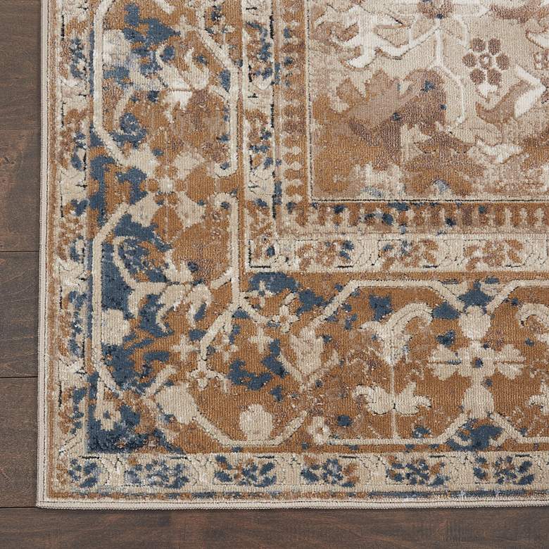 Image 3 Nourison Malta MAI05 5'3"x7'7" Taupe Area Rug more views