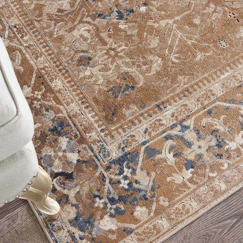 Image 6 Nourison Malta MAI05 5'3"x7'7" Taupe Area Rug more views