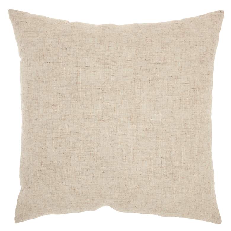 Image 4 Nourison Natural I Love You 18" Square Indoor Throw Pillow more views