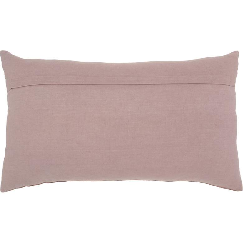 Image 3 Nourison Nude Metallic Florals 20" x 14" Indoor Throw Pillow more views
