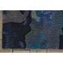 Thumbnail3 of Nourison Prismatic 5'6" x 7'5" Silver Blue Wool Area Rug more views