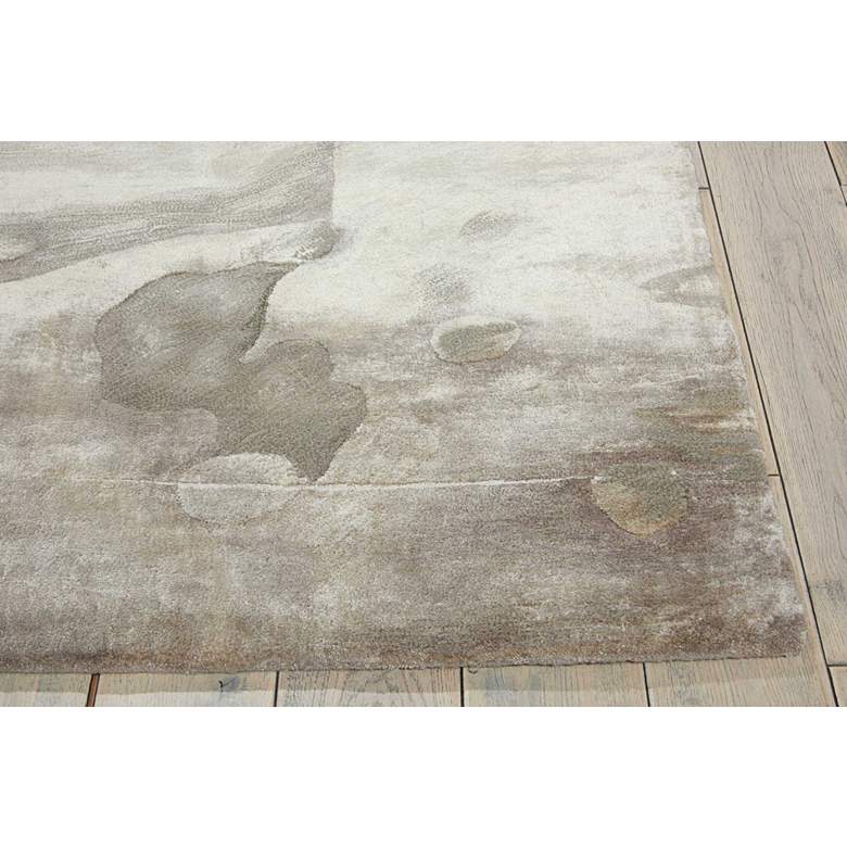 Image 4 Nourison Prismatic PRS05 5'6"x7'5" Silver Cloud Area Rug more views