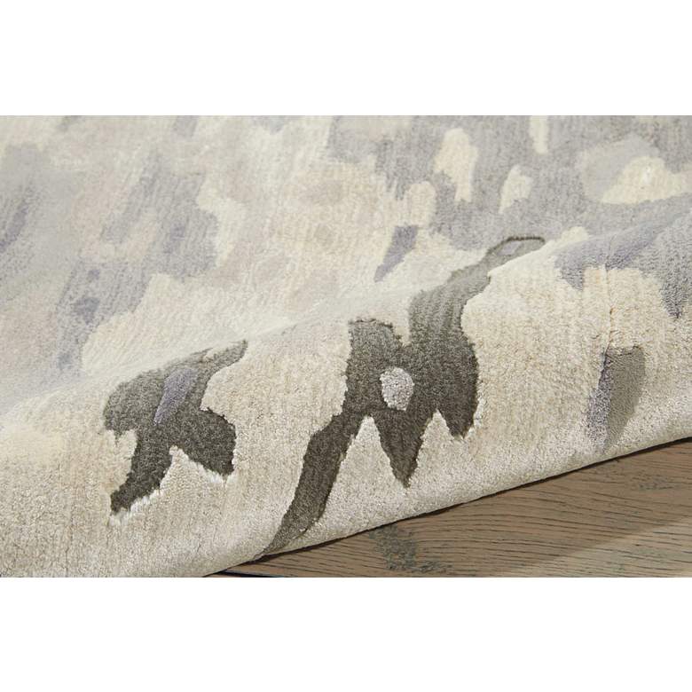 Image 5 Nourison Prismatic PRS05 5'6"x7'5" Silver Cloud Area Rug more views