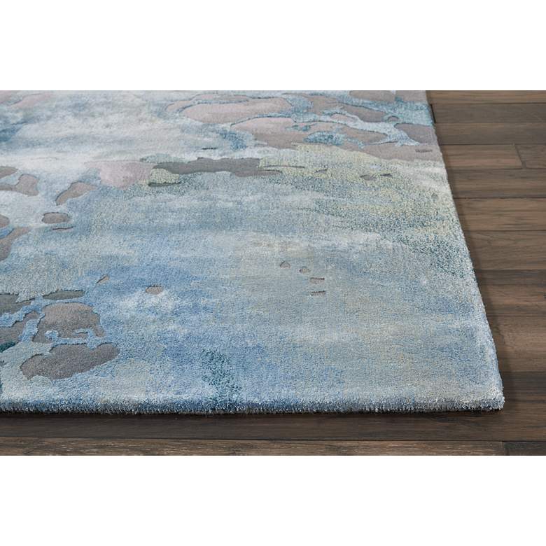 Image 5 Nourison Prismatic PRS14 5'6"x7'5" Gray Slate Wool Area R more views