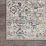 Thumbnail3 of Nourison Royal Terrace 2'2" x 7'6" Beige Blue Indoor Rug more views