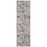 2_Nourison Royal Terrace 2'2" x 7'6" Ivory Blue Indoor Rug