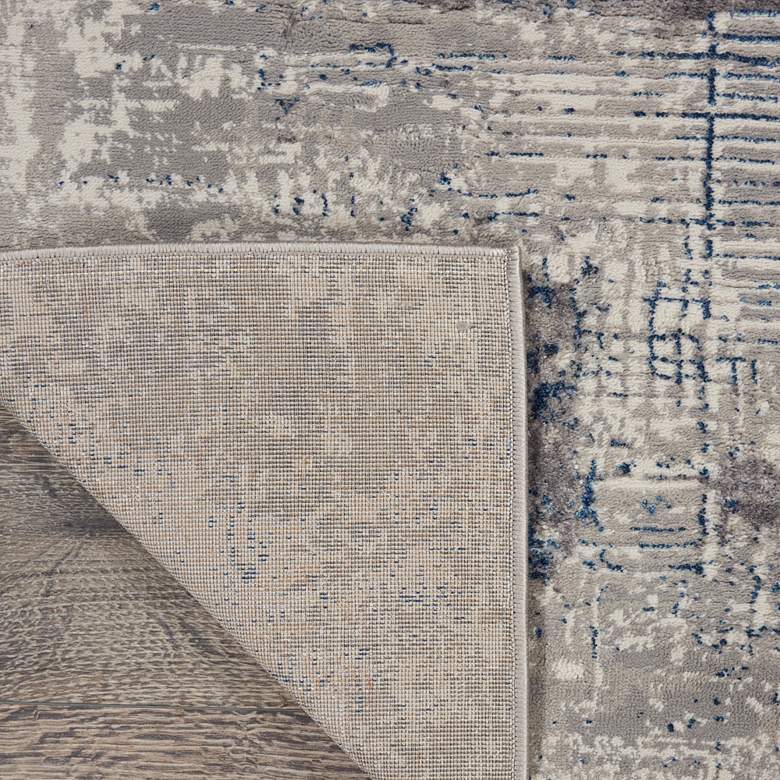 Image 4 Nourison Royal Terrace 2'2" x 7'6" Ivory Blue Indoor Rug more views