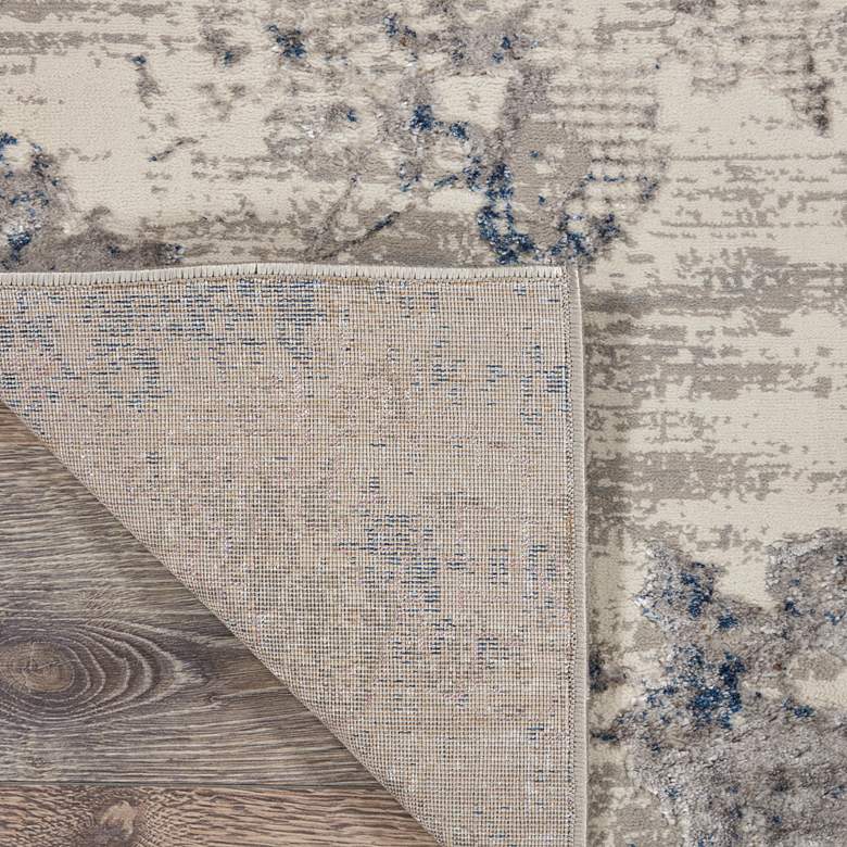 Image 4 Nourison Royal Terrace 2'2" x 7'6" Ivory/Grey Indoor Rug more views