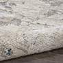 5_Nourison Royal Terrace 2'2" x 7'6" Ivory/Grey Indoor Rug more views