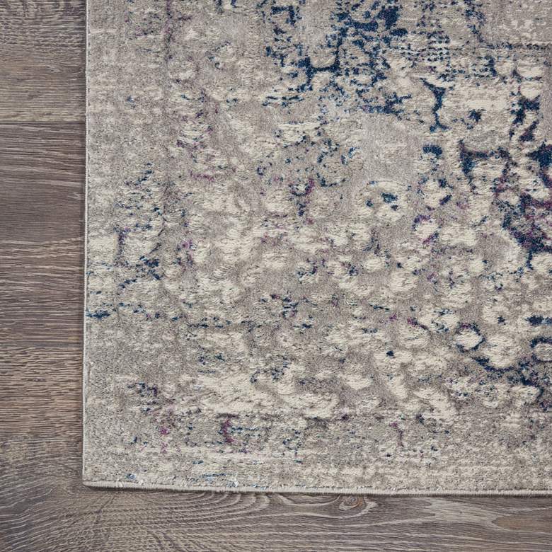 Image 3 Nourison Royal Terrace 5'3" x 7'3" Beige Blue Indoor Rug more views