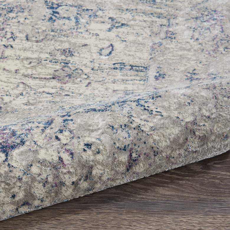 Image 6 Nourison Royal Terrace 5'3" x 7'3" Beige Blue Indoor Rug more views