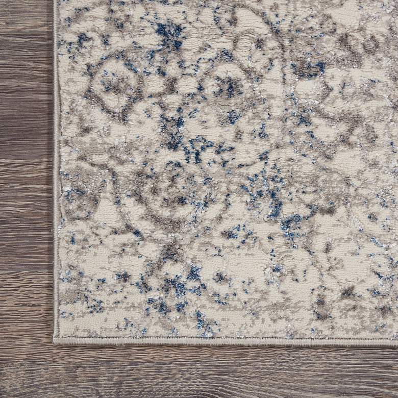 Image 3 Nourison Royal Terrace 5'3" x 7'3" Beige Blue Indoor Rug more views