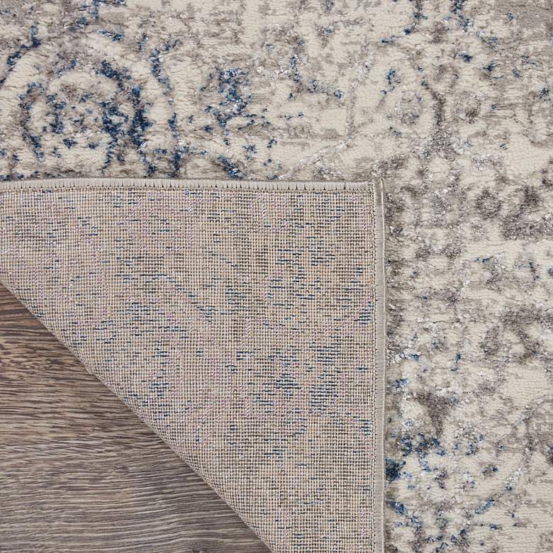 Image 4 Nourison Royal Terrace 5'3" x 7'3" Beige Blue Indoor Rug more views