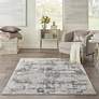 1_Nourison Royal Terrace 5'3" x 7'3" Ivory Blue Indoor Rug