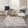 1_Nourison Royal Terrace 5'3" x 7'3" Ivory/Grey Indoor Rug